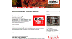 Desktop Screenshot of die-linke-neumuenster.de